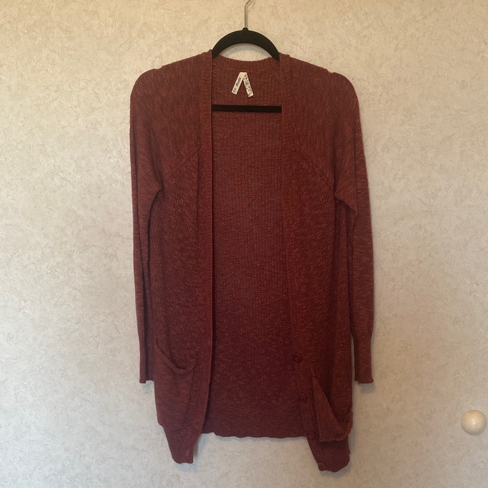 Mudd Rust Cardigan Sweater